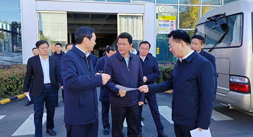 揚州市委書記王進健一行蒞臨邁安德視察指導