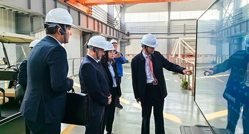 烏茲別克斯坦總統代表胡代貝爾格諾夫一行蒞臨邁安德參觀交流