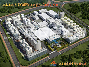 海南澳斯卡3000噸大豆/菜籽（二期）項目的簽約儀式